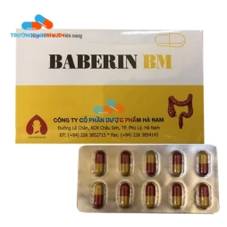 Baberin BM Hà Nam - Viên nang điều trị viêm ruột, lị 