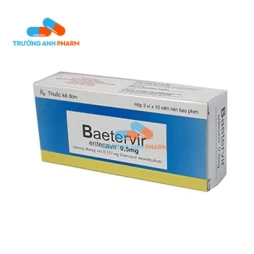 Thuốc Baetervir 0.5Mg -   Hộp 3 vỉ x 10 viên