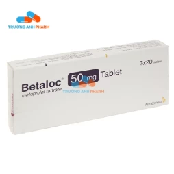 Betaloc 50mg AstraZeneca - Thuốc điều trị tăng huyết áp