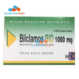 Thuốc Bilclamos Bid 1000Mg - Hộp 2 vỉ x 7 viên