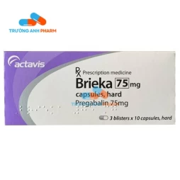 Thuốc Brieka 75Mg -  Hộp 3 vỉ x 10 viên