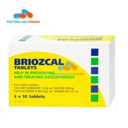 Briozcal Tablets - Hộp 3 vỉ x 10 viên