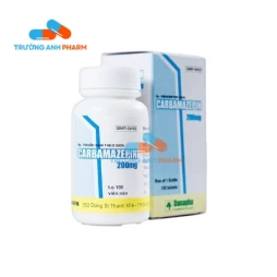 Thuốc Carbamazepin 200Mg Danapha - Hộp 1 lọ 100 viên