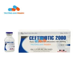 Ceftibiotic 2000 - Thuốc tiêm điều trị nhiễm khuẩn của Tenamyd