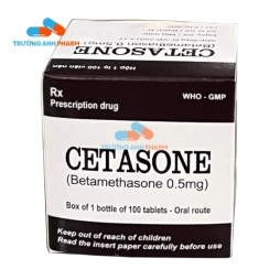 Cetasone - Viên uống điều trị bệnh khớp, chống viêm của Pharbaco