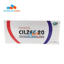 Thuốc Cilzec 20Mg - Hộp 3 vỉ x 10 viên