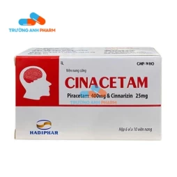 Thuốc Cinacetam Caps -   Hộp 6 vỉ x 10 viên