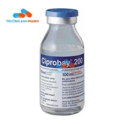 Ciprobay IV Inj 200mg 100ml Bayer - Thuốc điều trị nhiễm khuẩn