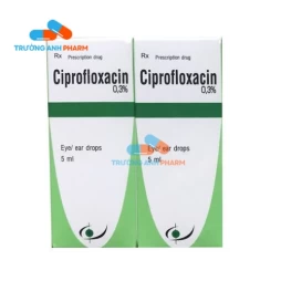 Ciprofloxacin 0,3% 5ml Bidiphar - Thuốc điều trị viêm kết mạc (10 hộp)