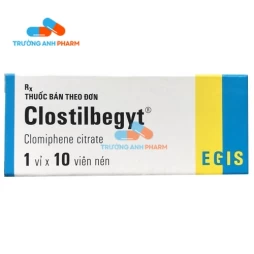 Thuốc Clostilbegyt 50Mg - Hộp 1 vỉ x 10 viên