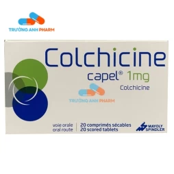 Thuốc Colchicine Capel 1Mg -   Hộp 1 vỉ x 20 viên