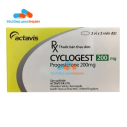 Thuốc Cyclogest 200Mg - Hộp 3 vỉ x 5 viên