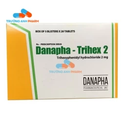 Thuốc Danapha-Trihex 2 -  Hộp 5 vỉ x 20 viên (10 hộp)