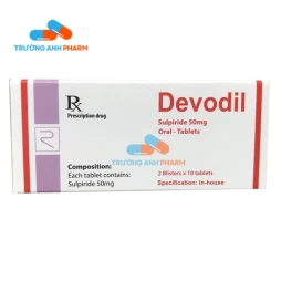 Thuốc Devodil 50Mg -  Hộp 2 vỉ x 10 viên