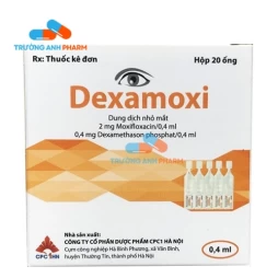 Dung Dịch Nhỏ Mắt Dexamoxi - Hộp 20 ống x 0.4ml