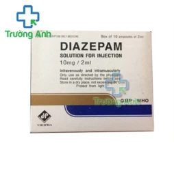 Diazepam-10mg/2ml Vidipha - Thuốc điều trị trầm cảm hiệu quả