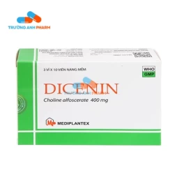 Thuốc Dicenin 400Mg -  Hộp 1 vỉ x 14 viên  Nhà sản xuất: Công ty cổ phần Dược TW MEDIPLANTEX &#8211; Việt Nam  Mã sản Phẩm: PC961  Chú ý: Bài viết trên chỉ mang tính chất tham khảo, liều lượng dùng thuốc cụ thể nên theo chỉ định của bác sĩ kê đơn thuốc