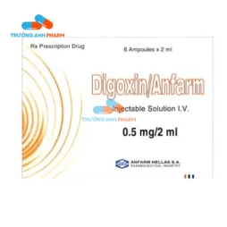Digoxin/Anfarm 0.5mg/2ml - Thuốc kiểm soát suy tim mãn tính