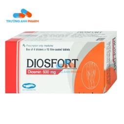 Thuốc Diosfort 600Mg - Hộp 4 vỉ x 15 viên