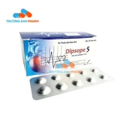 Thuốc Dipsope 5 Mg - Hộp 10 vỉ x 10 viên.