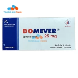Thuốc Domever 25Mg - Hộp 2 vỉ x 10 viên