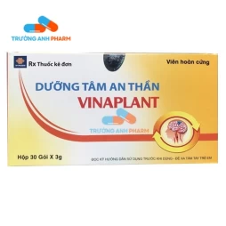 Dưỡng tâm an thần Vinaplant Thành Phát Pharma - Bổ não, an thần, trị mất ngủ