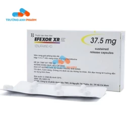 Thuốc Efexor Xr 37.5Mg -  Hộp 1 vỉ x 7 viên
