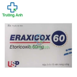 Eraxicox 60mg - Thuốc giảm đau, kháng viên của US Pharma USA 