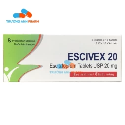 Thuốc Escivex 20 Mg - Hộp 3 vỉ x 10 viên