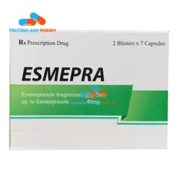 Thuốc Esmepra 40Mg - Hộp to x 2 hộp nhỏ x 1 vỉ x 7 viên