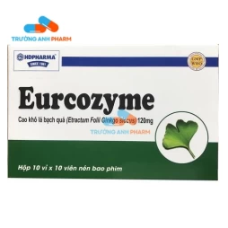 Thuốc Eurcozyme -   Hộp 10 vỉ x 10 viên