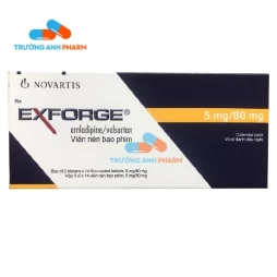 Thuốc Exforge 5Mg/80Mg - Hộp 2 vỉ x 14 viên