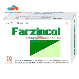 Thuốc Farzincol 10Mg - Hộp 10 vỉ x 10 viên nén.
