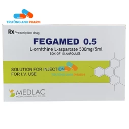 Fegamed 0,5 Medlac - Thuốc điều trị các bệnh lí về gan hiệu quả 