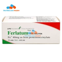 Ferlatum Dung Dịch Uống - Hộp 10 lọ