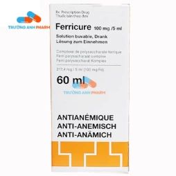 Ferricure 100Mg/5Ml - Hộp 1 lọ 60ml