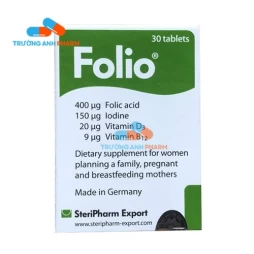 Thuốc Folio - Hộp 1 lọ 120 viên
