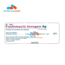 Fosfomycin Invagen 4g B.Braun - Thuốc trị nhiễm khuẩn tiết niệu