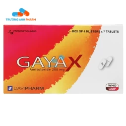 Thuốc Gayax 200Mg -  Hộp 4 vỉ x 7 viên