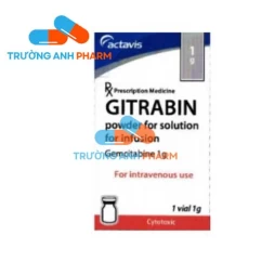 Gitrabin 1g Actavis - Thuốc điều trị Ung thư bàng quang