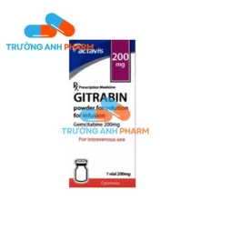 Gitrabin 200mg Actavis - Thuốc điều trị bệnh ung thư