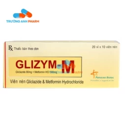 Thuốc Glizym-M 80Mg/500Mg - Hộp 20 vỉ x 10 viên