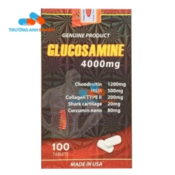 Thực Phẩm Bảo Vệ Sức Khỏe Glucosamine 4000Mg Schiff - Lọ 100 viên