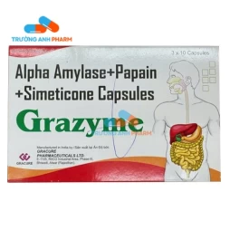 Thuốc Grazyme - Hộp 3 vỉ x 10 viên