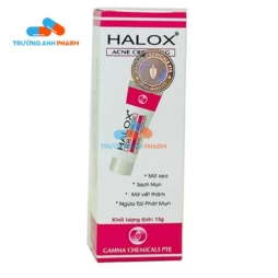 Halox cre. 15g Gamma - Thuốc điều trị mụn trứng cá