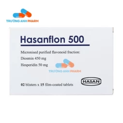 Thuốc Hasanflon 500 -   Hộp 2 vỉ x 15 viên