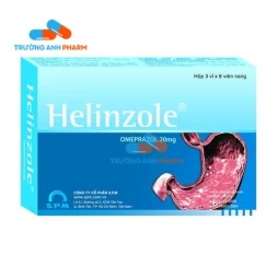 Thuốc Helinzole 20Mg - Hộp 3 vỉ x 8 viên