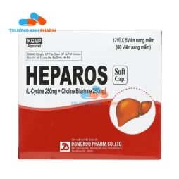 Thuốc Heparos -  Hộp 12 vỉ x 5 viên