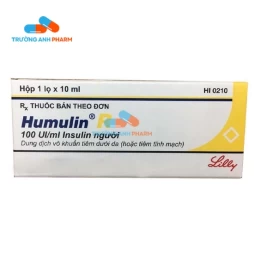 Thuốc Tiêm Humulin R -  Hộp 1 lọ x 10ml