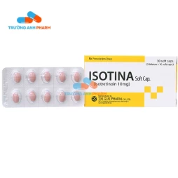 Thuốc Isotina 10Mg -  Hộp 3 vỉ x 10 viên